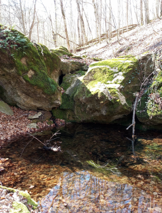 Zhekov Dol Upper Waterfall