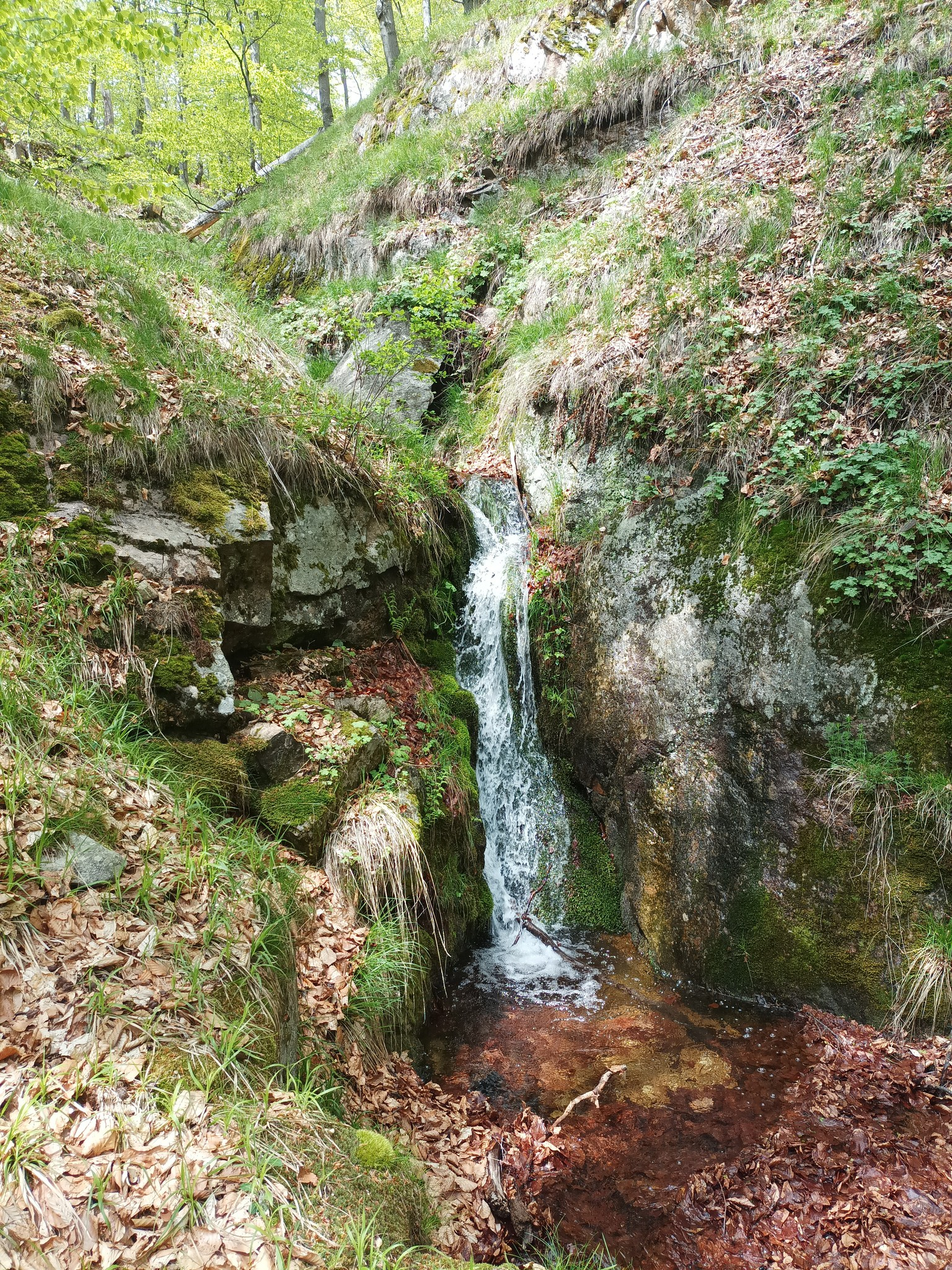 Горен водопад десен приток Малък въртоп