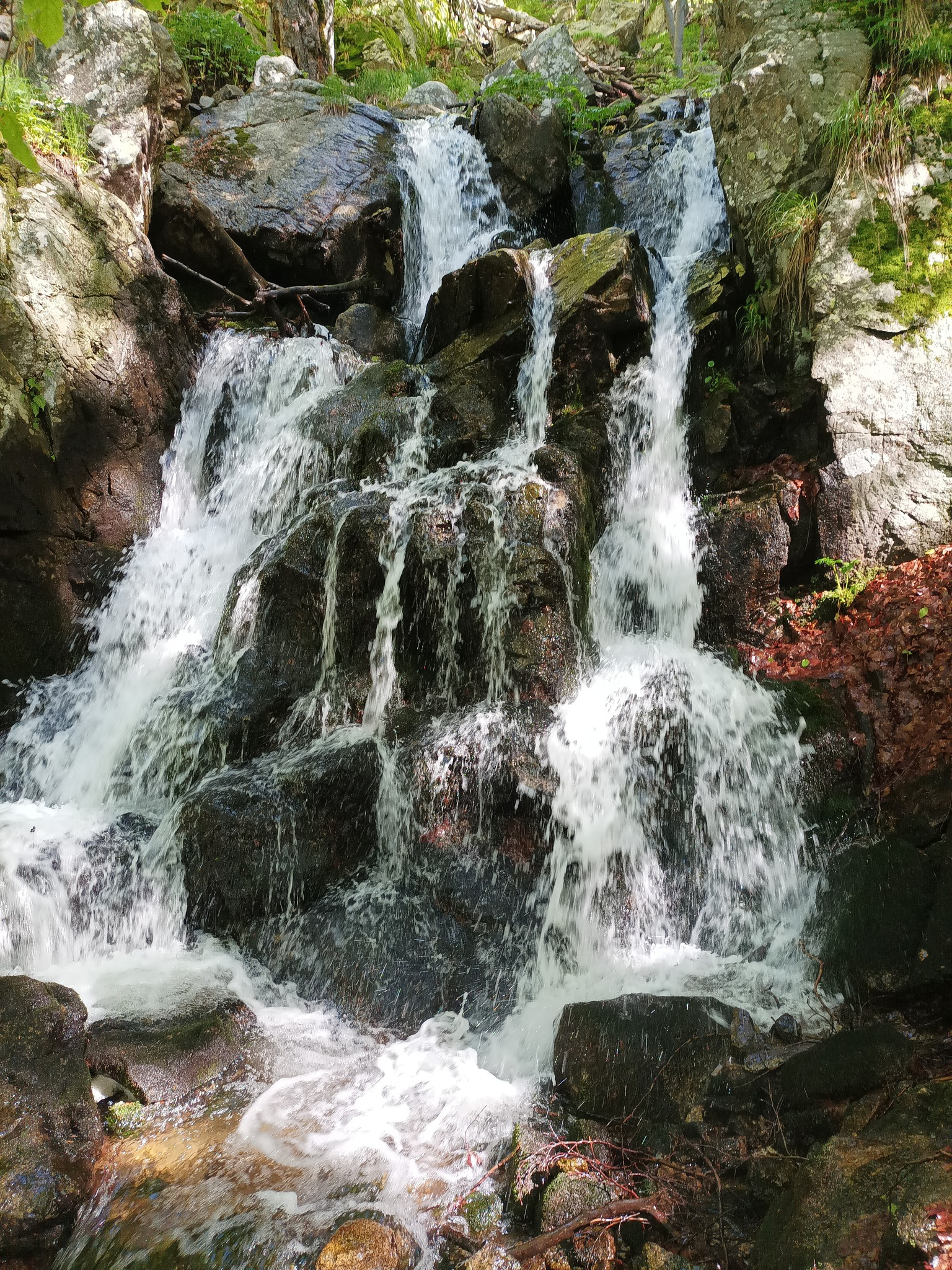 Горен водопад десен приток Дълбоки дол