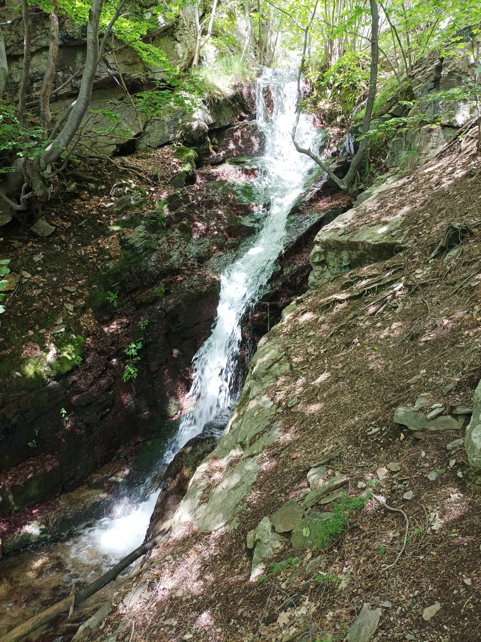 Горен водопад Мандрелия