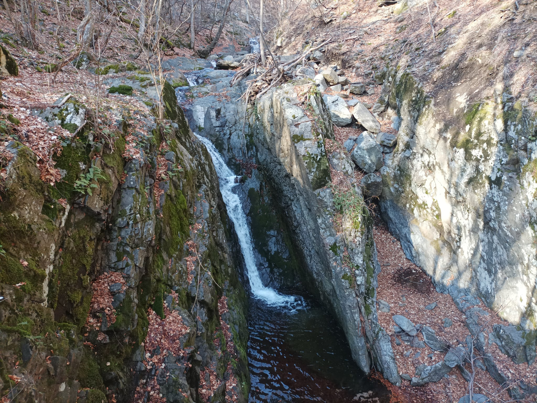 Горен водопад Леевица