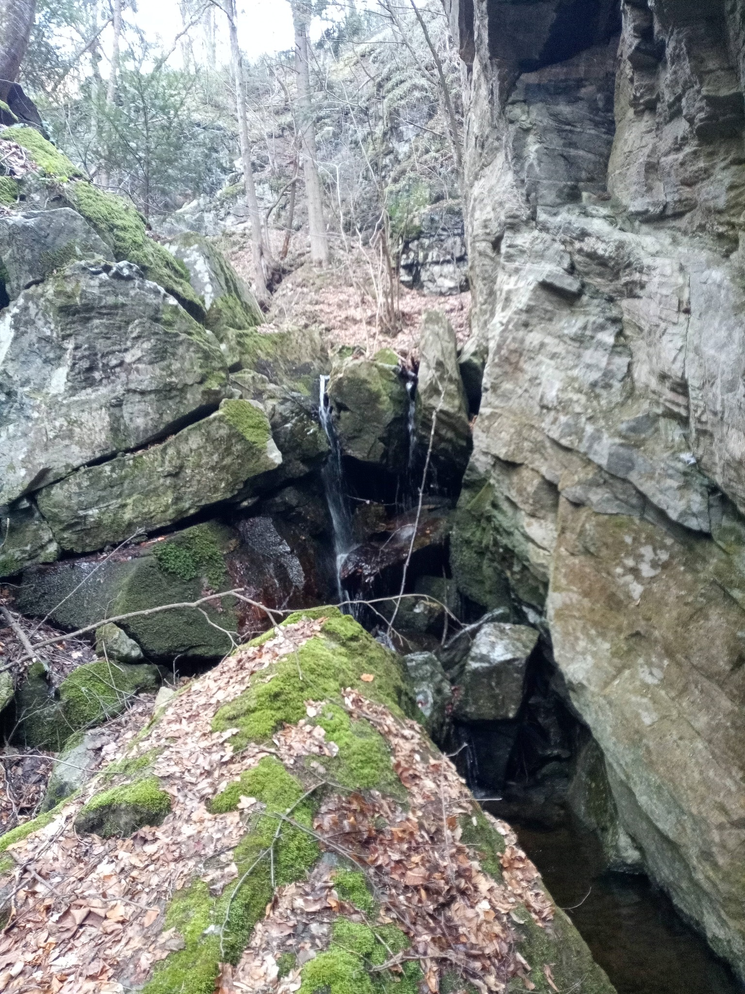 Водопад ляв приток Лещарица