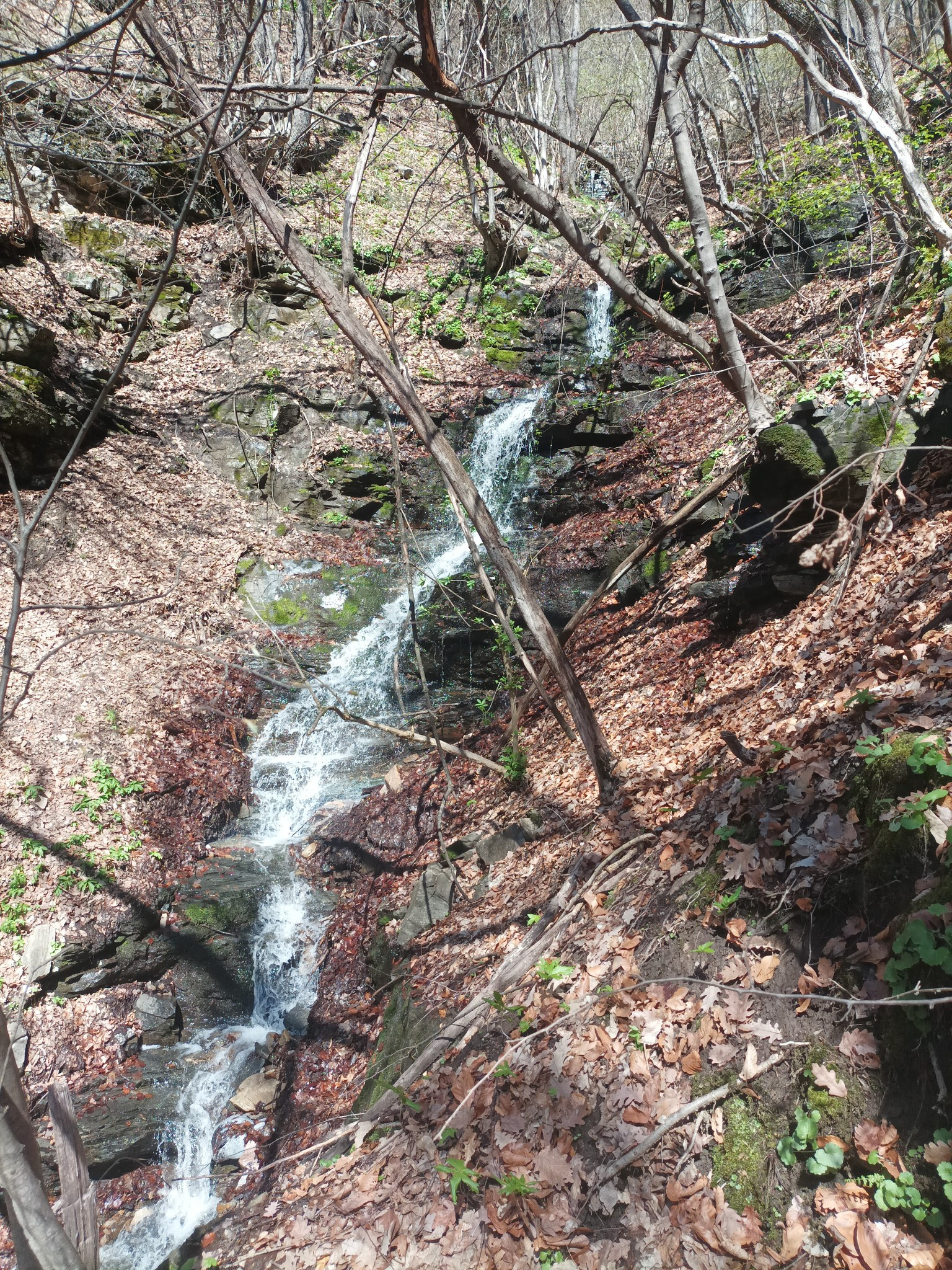 Долна каскада вада Главата